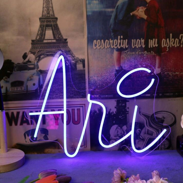 Ani Blue Neon Sign