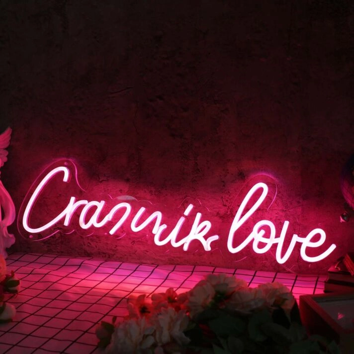 Crazy In Love Red Neon Sign