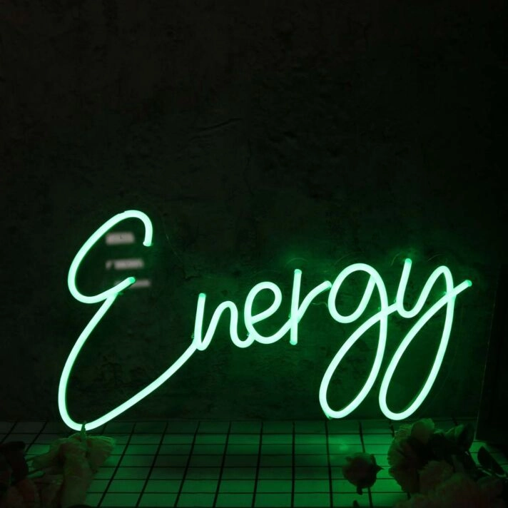 Energy Green Neon Sign