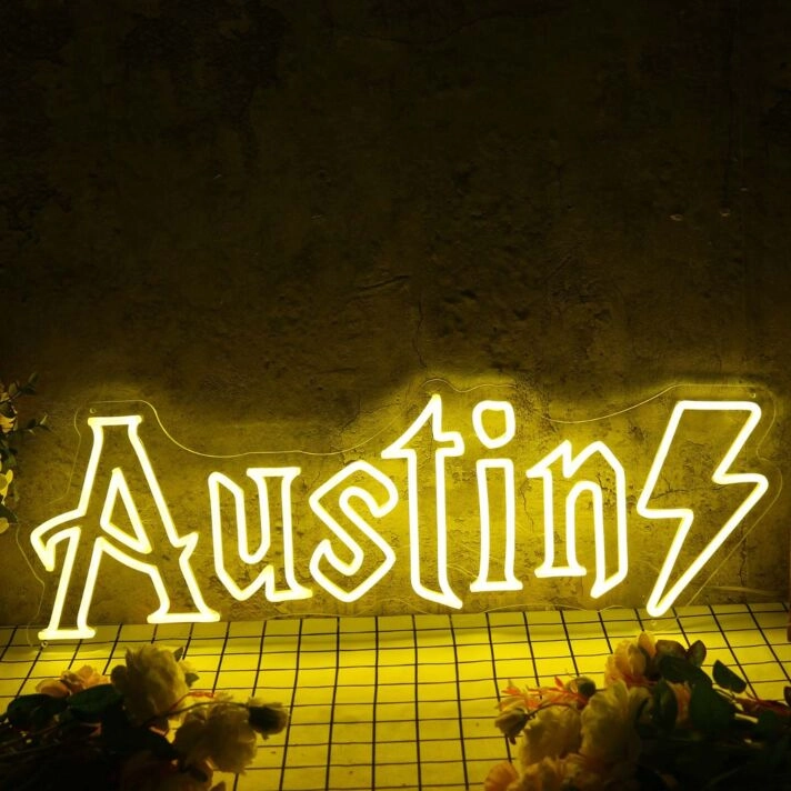 Austin Yellow Neon Sign