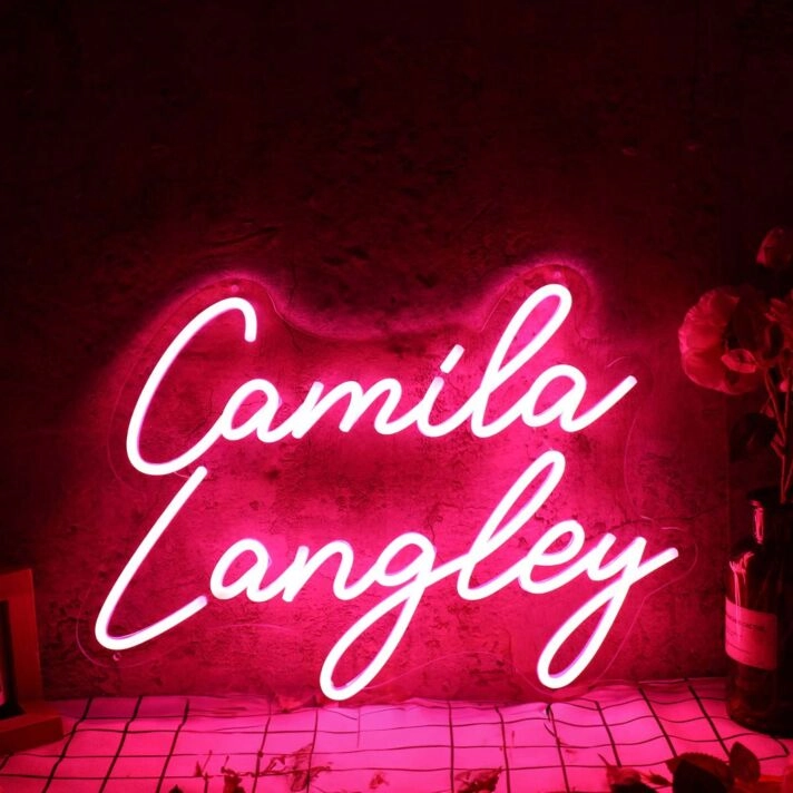 Camila Langley Red Neon Sign