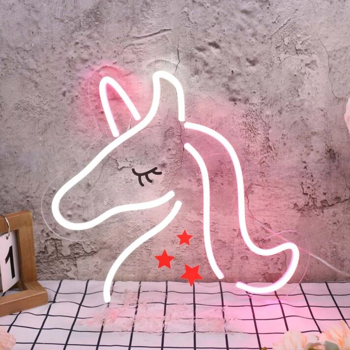Lovely Unicorn Custom Neon Sign