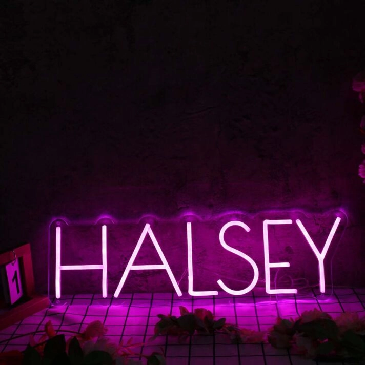Halsey Pink Neon Sign