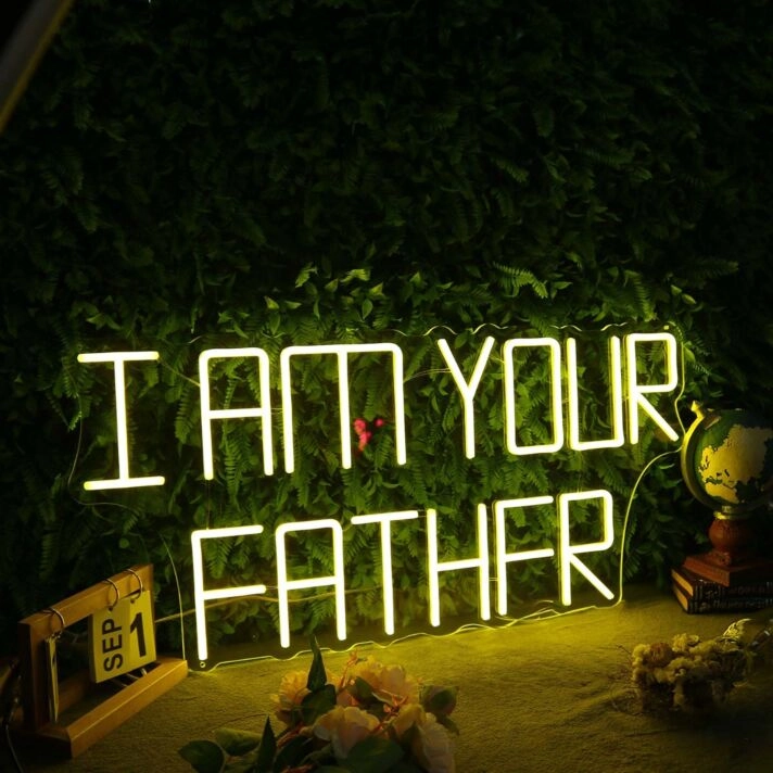 I Am Your Father Yellow Neon Sign