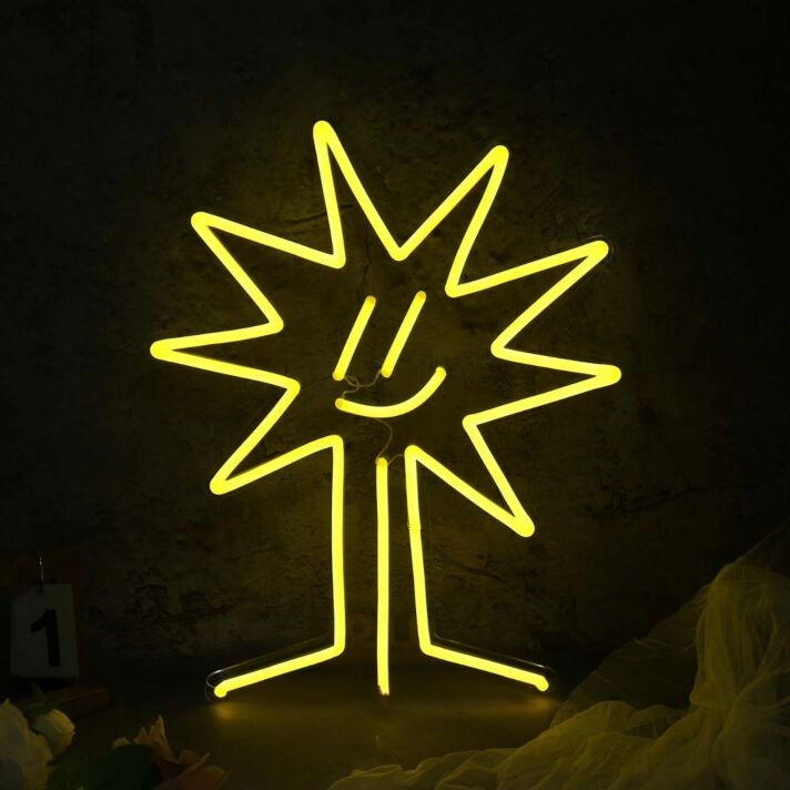 Flash Man Yellow Neon Sign