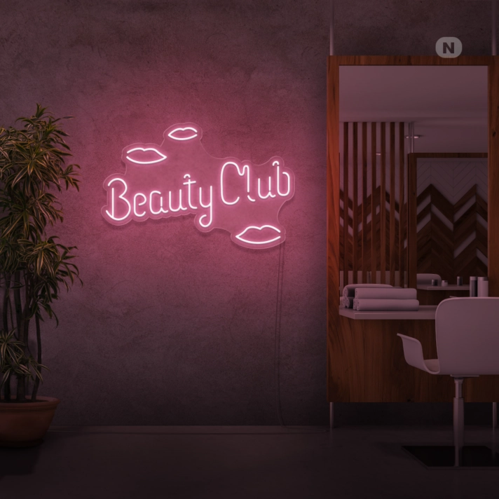 Customize Beauty Club Neon Sign