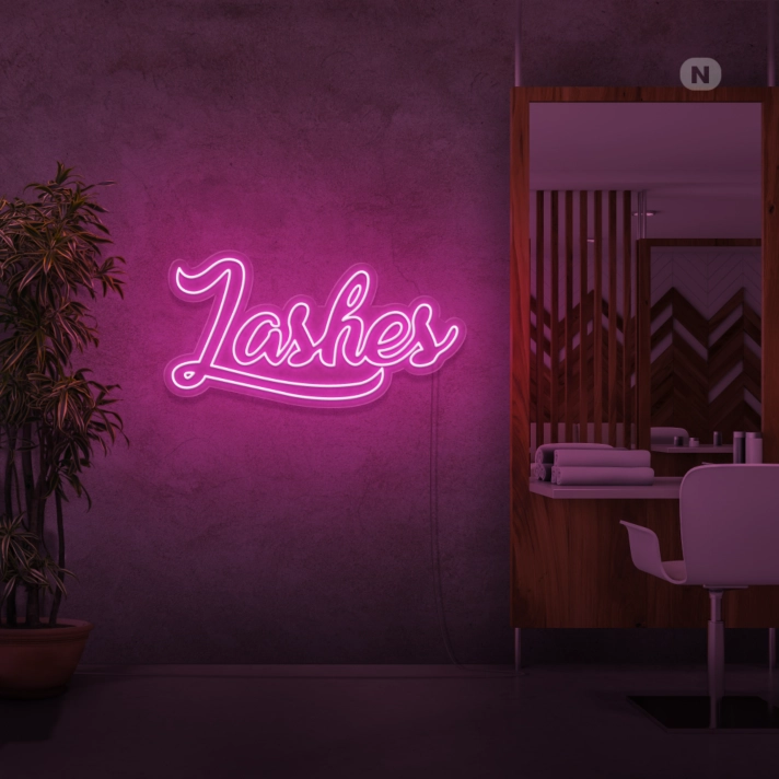 Eyelash Neon Sign