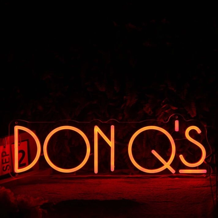 DON QS Orange Neon Sign