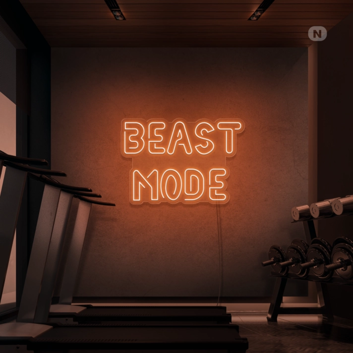 Beast Mode Neon Signs