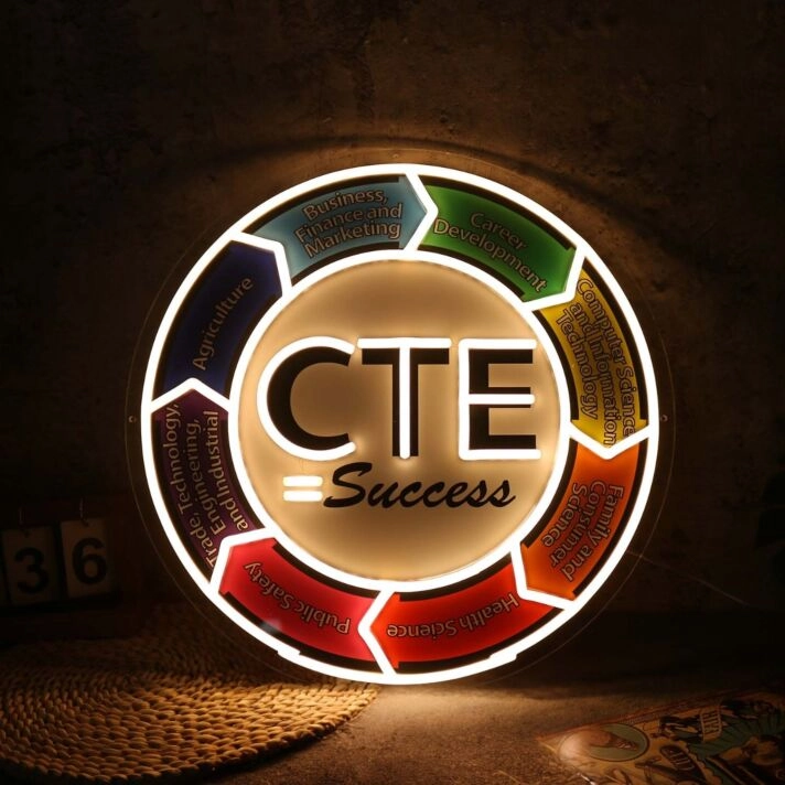 CTE Success Custom Neon Sign