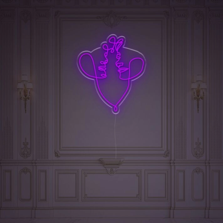 Couple Faces LED Neon Sign