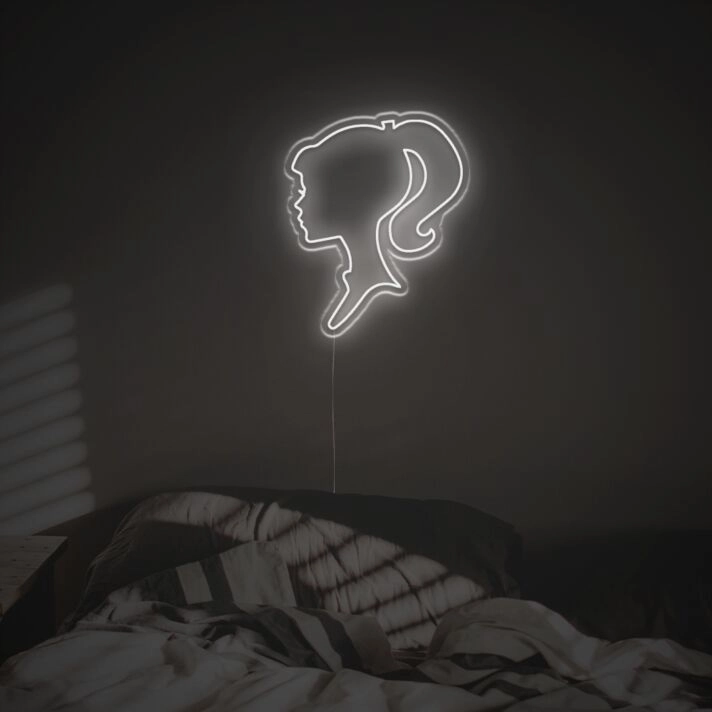 Lady Profile LED Neon Sign