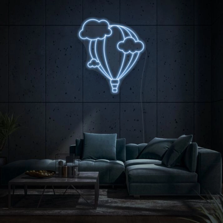 Balloon in the sky LED neon sign