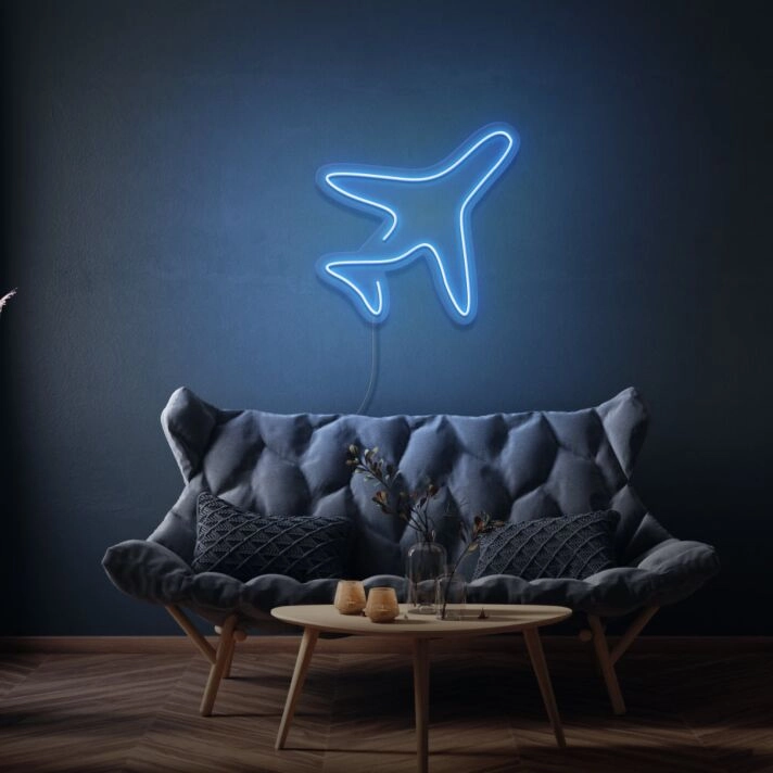 Airplane LED Neon Sign
