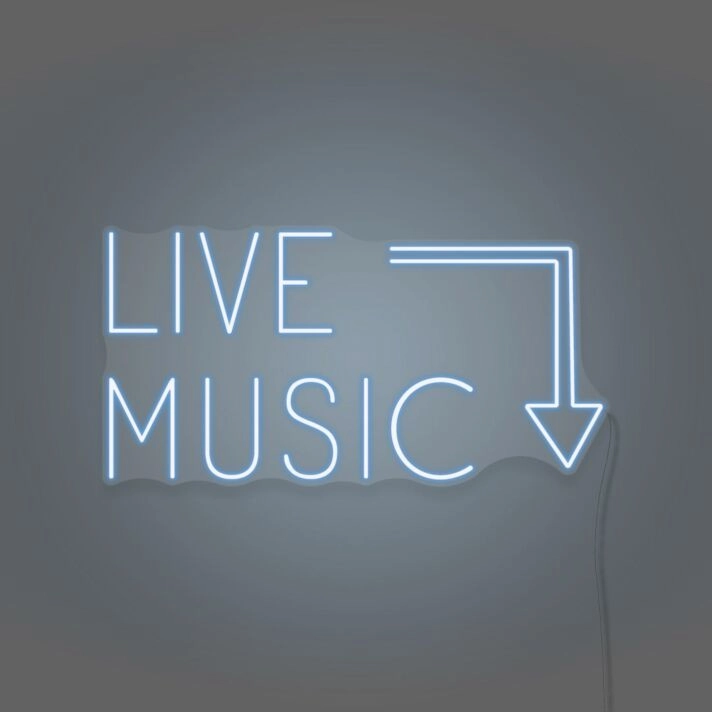 Customize Live Music LED Neon Sign