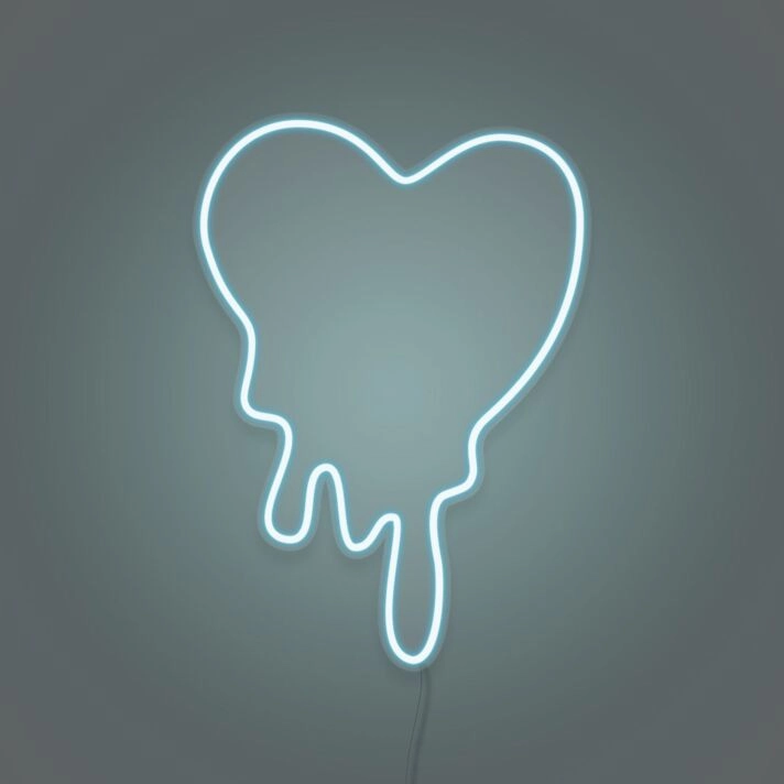 Melting Heart Custom Neon Lights