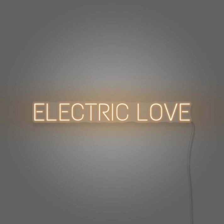 Electric Love Neon Lettering