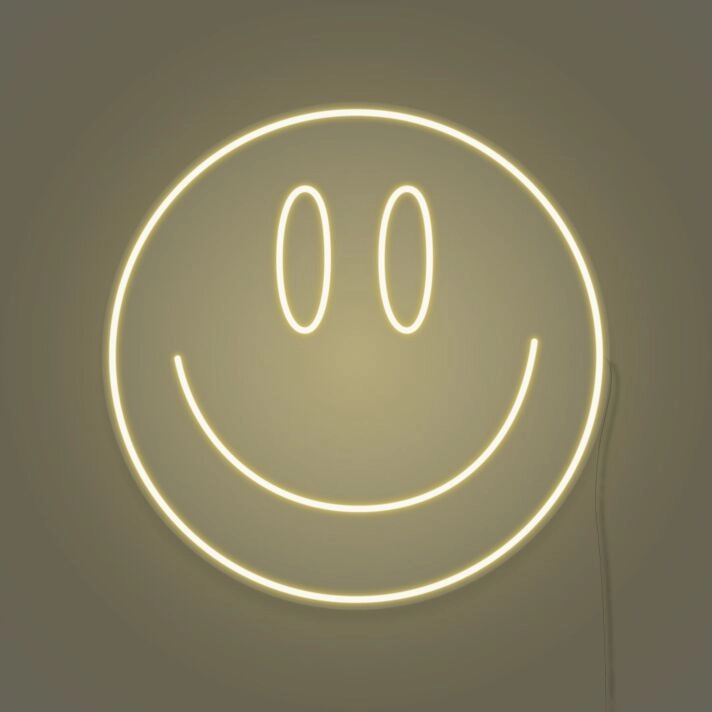 Smile Emoji LED Neon Sign