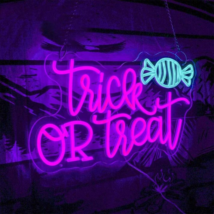Halloween Trick or Treat Decorative Neon Lights