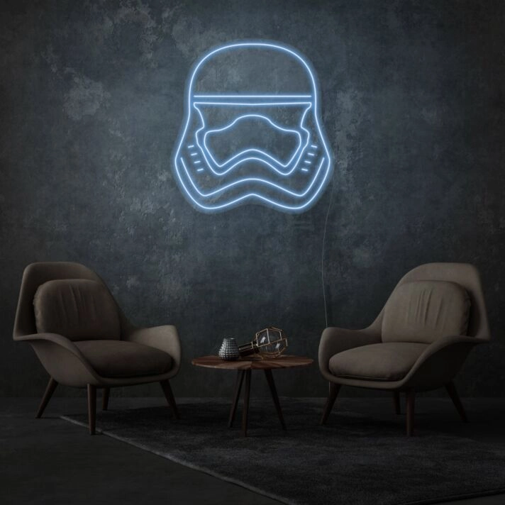 Stormtrooper's Head LED Neon Sign