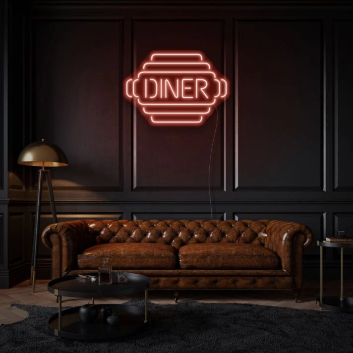 Customize Diner Custom Neon Your Personalized Eatery Shine