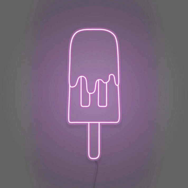 Melting Popsicle Custom Neon Childhood Summers Remembered