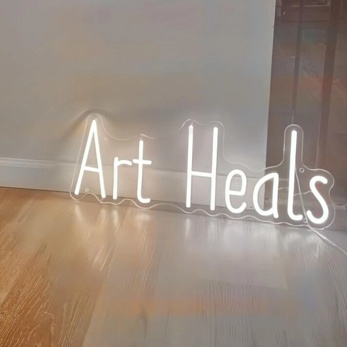 Neon Sign Art Heals