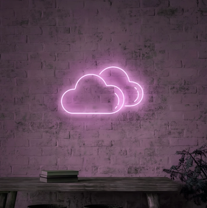 Cloud Neon Light Gentle and Calming Presence