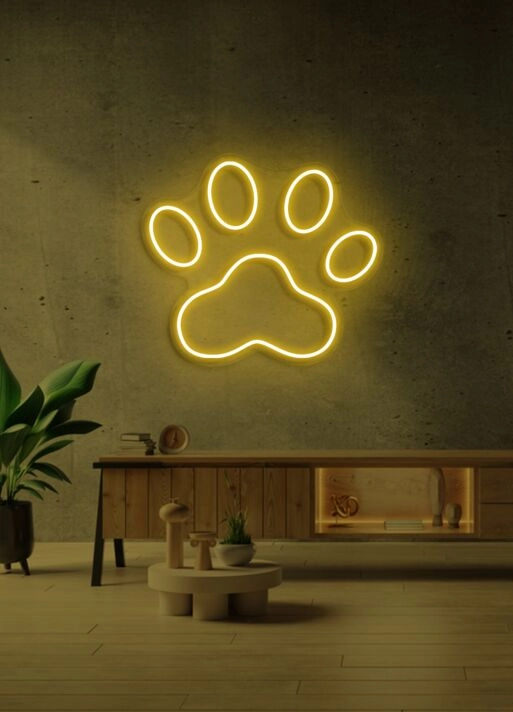 Paw Adorable Neon for Pet Lovers and Animal Enthusiasts