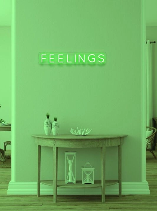 Feelings Expressive Neon Capturing Emotional Depth