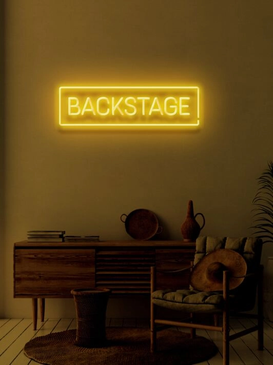 Backstage Neon Invitation to the Exclusive Behind-the-Scenes