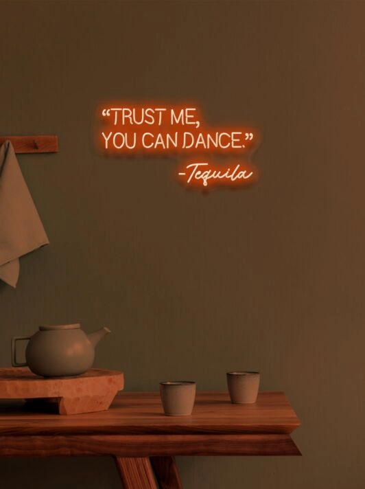 Trust Me You Can Dance Party Neon Confidence