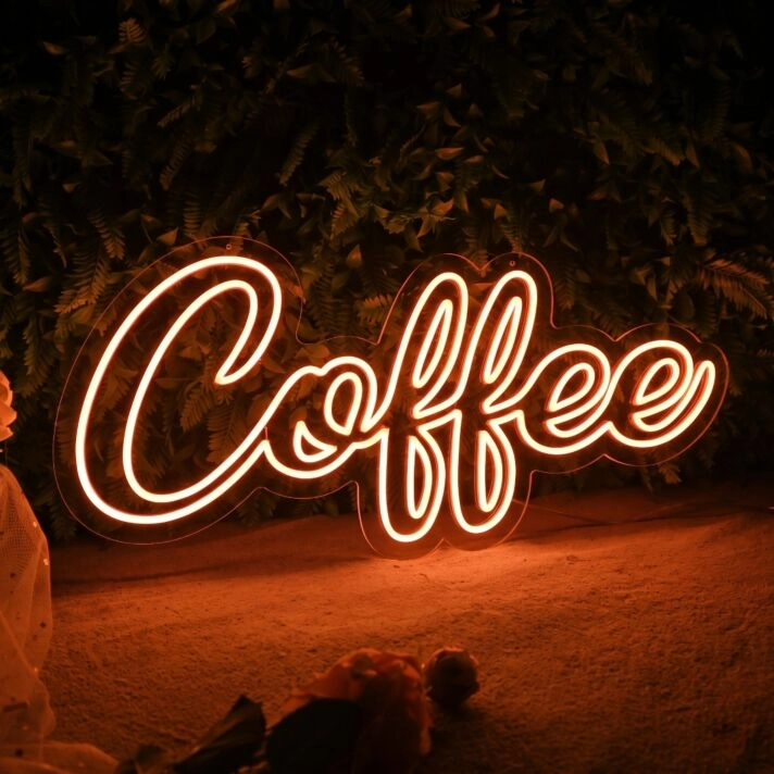 Coffee Neon Buzz for Café Corners