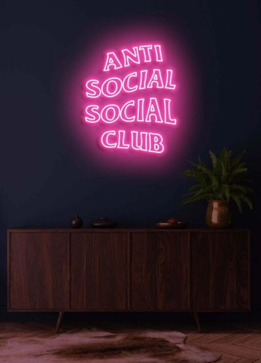 Anti Social Social Club Highlight Individuality with Distinctive Neon