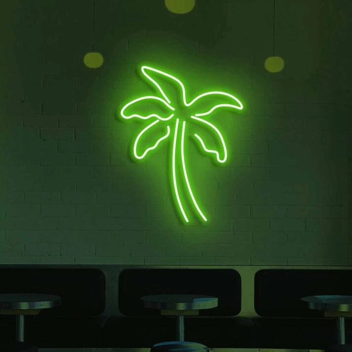 Palm Neon Oasis of Tropical Dreams