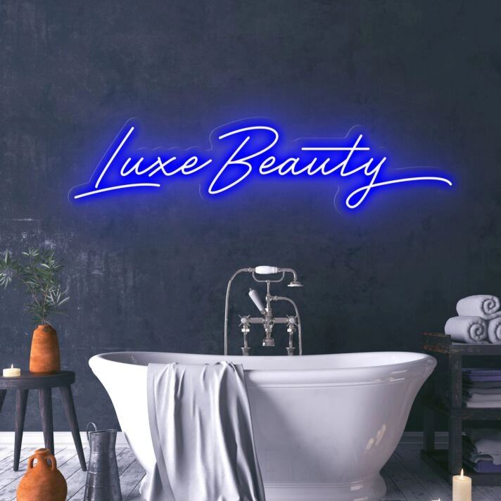 Luxe Beauty Illuminate Beauty and Sophistication with Neon