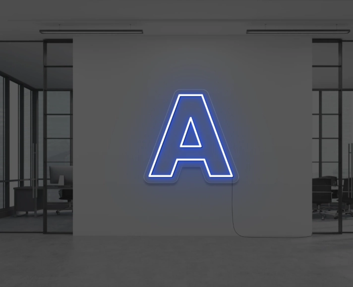 NEON LETTER A