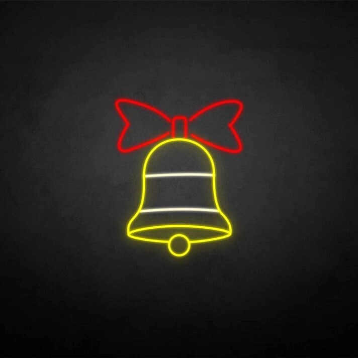 'Marry Christmas Bell' neon sign