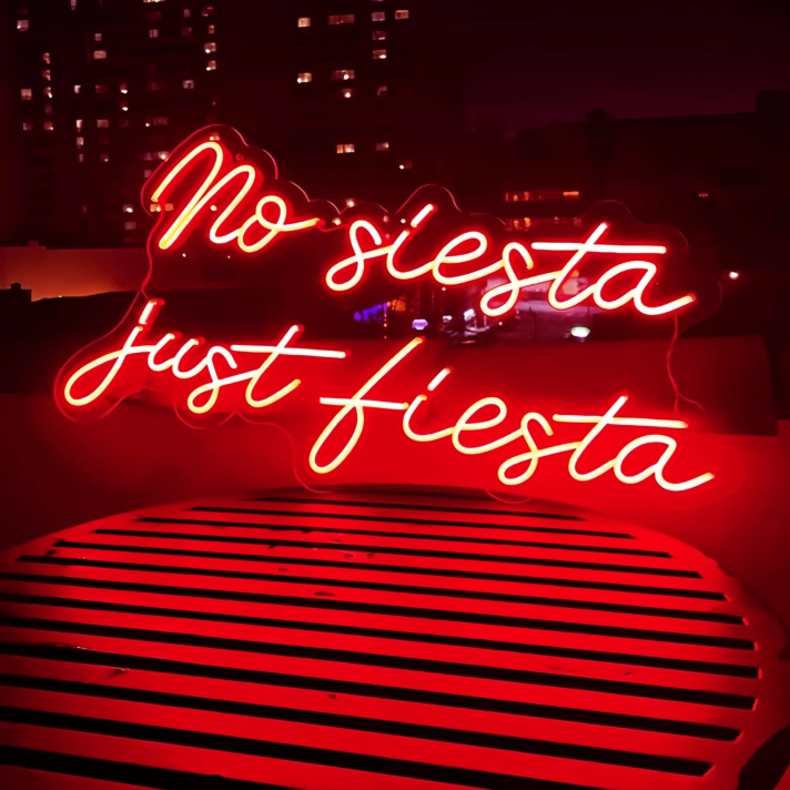 No Siesta, Just Fiesta: Let's Party All Night Neon