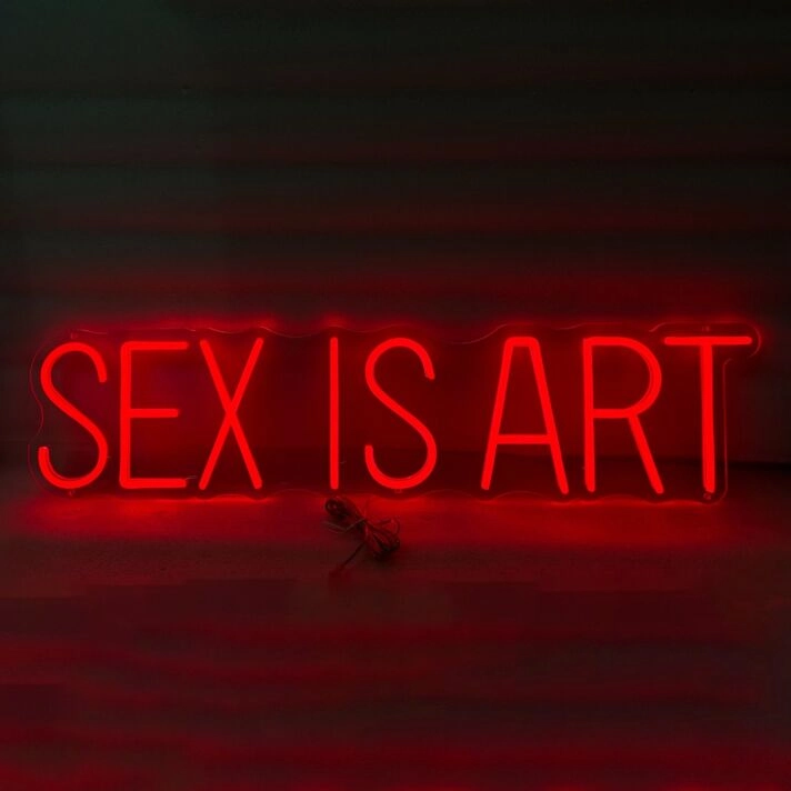 Sex is Art Neon Sign Redefining Sensuality with Style