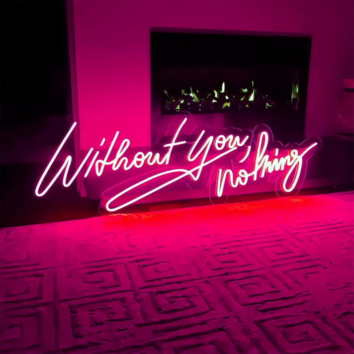 Without You Nothing: Illuminate Your Space with Love and Light