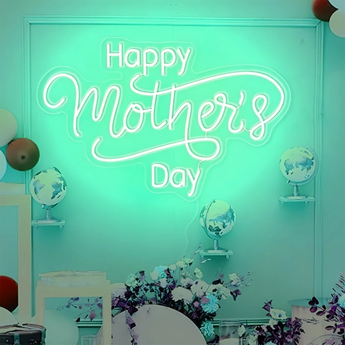 Happy Mother's Day: Illuminate Your Space with Neon Love