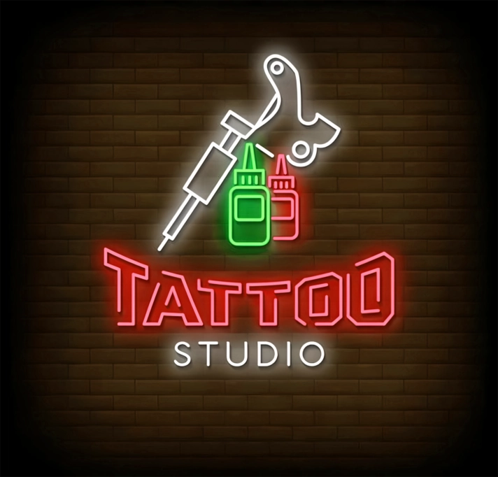 Customize Tattoo Studio: Illuminate Your Space with Neon Art