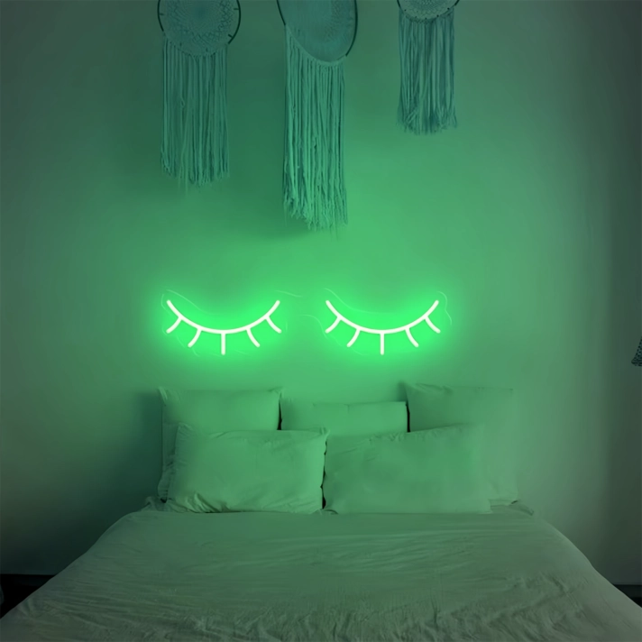 Lashes: Illuminate Your Space with Neon Glamour
