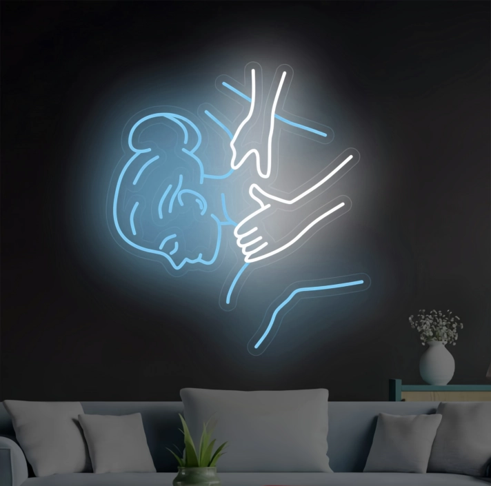 Massage: Light Up Your Space with Neon Relaxation