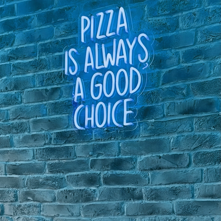 Pizza Is Always A Good Choice: Light Up Your Space with Neon Flavor