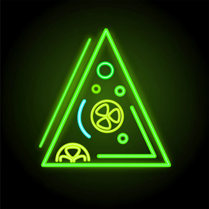 Pizza Slice: Illuminate Your Space with Neon Flavor