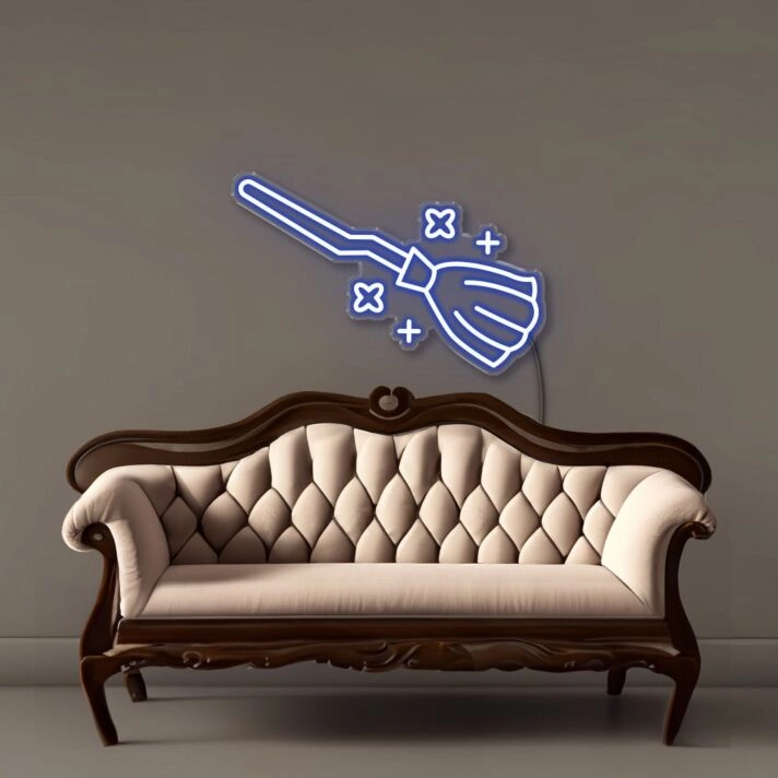 Broom Stick Neon Signs