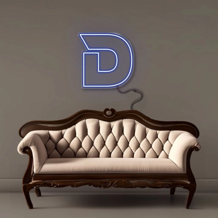 Neon Letter D Neon Signs