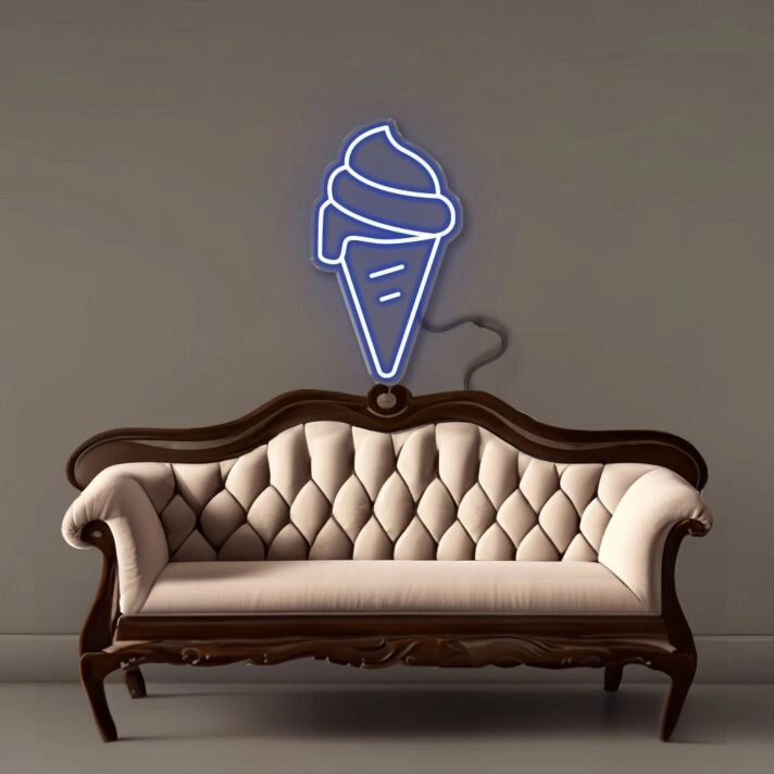 Ice Cream Cone Led Neon Signs